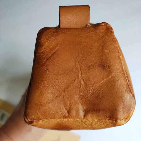 Patricia Nash Isla Oblong Case Riot Rust Leather Pencil Cosmetic Bag NWT - Picture 12 of 16